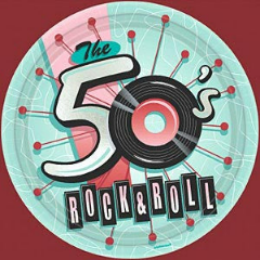 Rock 'n Roll Paper Plates 7"