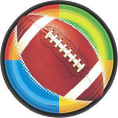 Championship Football - 7" Plate