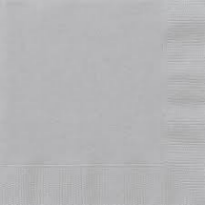 Beverage Napkins - Silver - 20