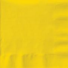 Lunch Napkins - Sunshine Yellow - 20
