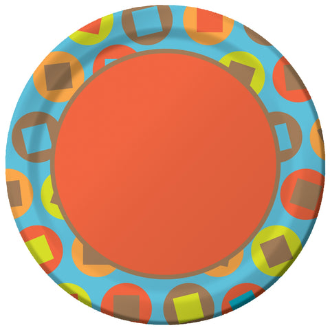 Circles & Squares - Dinner Plates - 8 3/4"