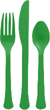 Cutlery - Festive Green - Heavy Weight