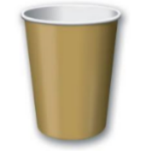 Cups - Gold -  9 oz - 8