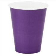 Cups - 9 oz - Purple - 24