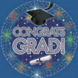 Dazzling Grad - Plate - 9"