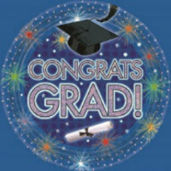 Dazzling Grad - Plate - 7"
