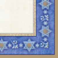 Hanukkah Judaic Traditions Beverage Napkins