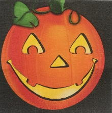 Pumpkin Glow Beverage Napkins