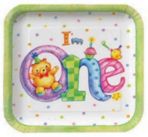 I'm One - Plates - 9"