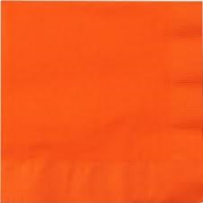 Lunch Napkins - Orange - 50