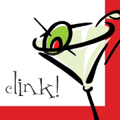 Martini - Beverage Napkins
