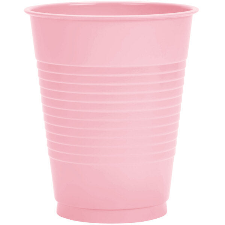 Cups - Plastic -  10 oz - PINK - 20