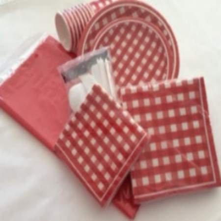 Red Checkered More Fun Package