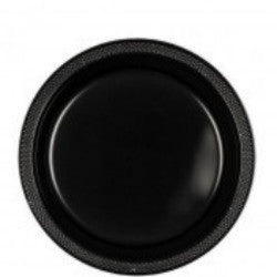 Plates - Plastic - Jet Black - 7" - 20