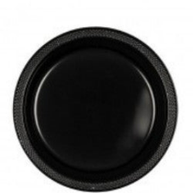 Plates - Plastic - Jet Black - 9" - 20