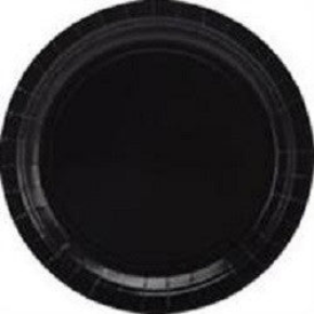 Plates - Paper - Black - 9" - 24