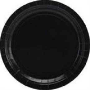 Plates - Paper - Black - 9" - 8