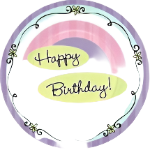 Forever Young Plates - 7" - Happy Birthday