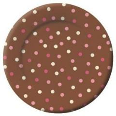 Blush Dots Plates - 8"