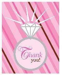 Bride 2 Be Dots Thank You Notes