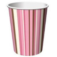 Blush Stripes - Cups - 9 oz.