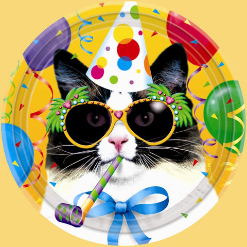 Cat's Meow - Plates - 9" - Birthday