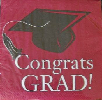 Congrats Grad - Lunch Napkins
