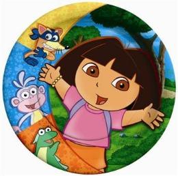 Dora the Explorer - Plates - 6 3/4"