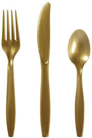 Cutlery - Gold - Medium Weight