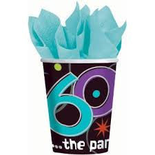 Over the Hill- Cups - 9 oz - 60th Birthday