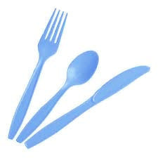 Cutlery - Cornflower Blue