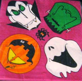 Monster Mash Lunch Napkins