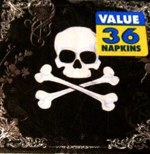 Skulls & Bones Beverage Napkins 36