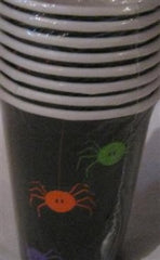 Halloween Spider Frenzy Paper Plates-7"