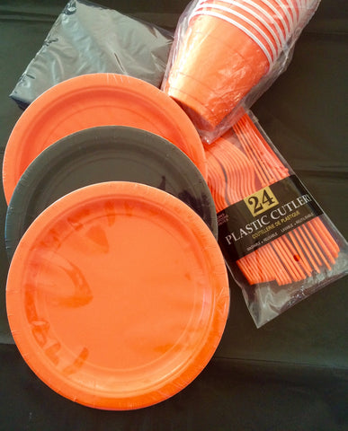 Halloween Orange & Black Fun Package