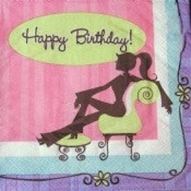 Forever Young - As Old As You Tell - Lunch Napkins - Happy Birthday