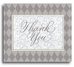 Platinum Wishes - Thank You Notes - 25th Anniversary