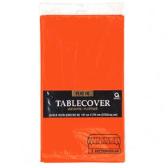 Table Cover - Plastic - Rectangle - Orange