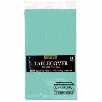 Table Cover  - Plastic - Rectangle - Aqua