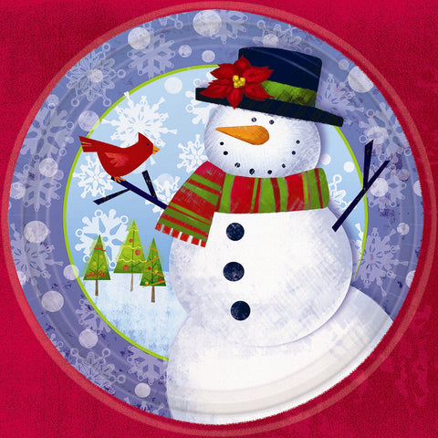 Frosty Friends - Plate - 10 1/2"