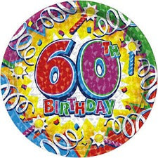Birthday Explosion 60 Years - Plates 7"