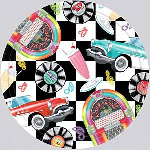 Sock Hop Plates - 10 1/2"