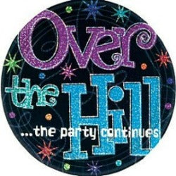 Over the Hill - Plates 9" - Birthday